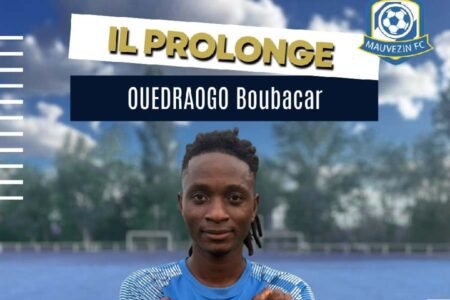 Boubacar Ouédraogo prolonge avec le Mauvezin FC