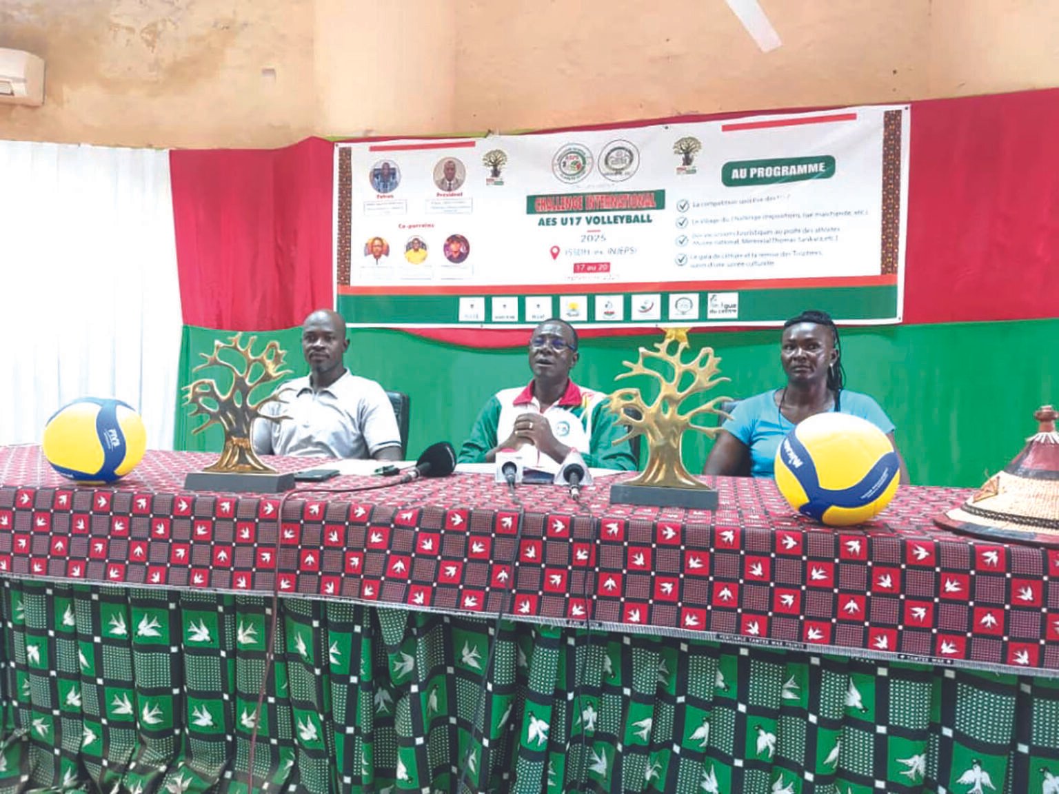 Challenge International AES U17: le Burkina, hôte d’un tournoi  inédit en volleyball