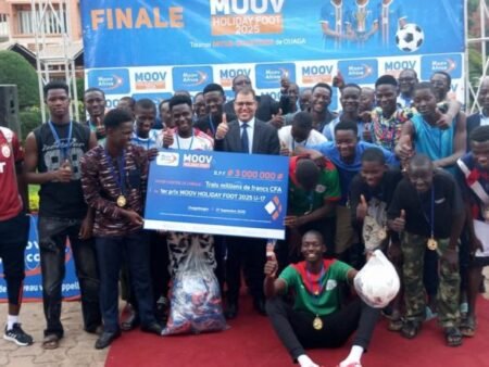 Moov Holiday Foot U17 2025 : Zone 6 FC de Tanghin sacré champion face à AEFA 11 de Karpala