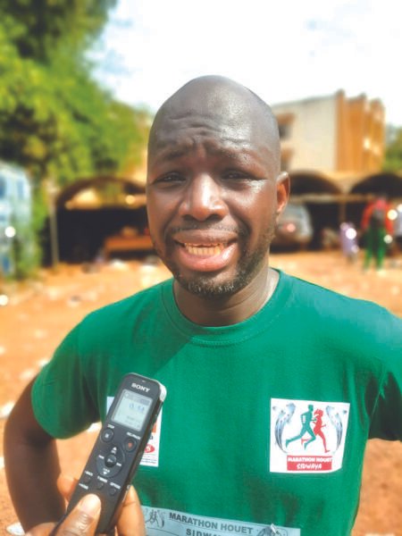 Marathon Houet de Sidwaya: Ibrahima Zerbo, un passionné venu de France fouler les terres de ses origines
