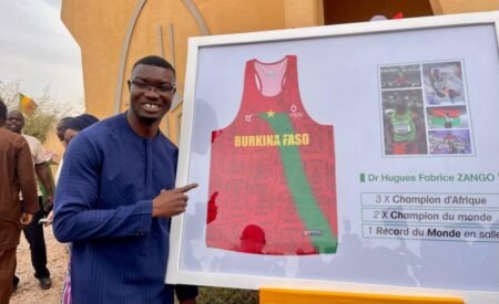 Hugues Fabrice Zango dépose son maillot et entre dans l’histoire du Burkina Faso