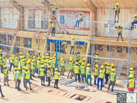 Faso Mêbo : La rénovation du stade municipal Dr Issoufou Joseph CONOMBO entamée Faso Mêbo : La rénovation du stade municipal Dr Issoufou Joseph CONOMBO entamée